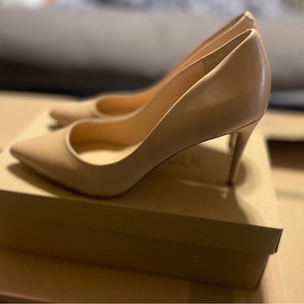 Elegant Steve Madden Nude Stiletto Heels